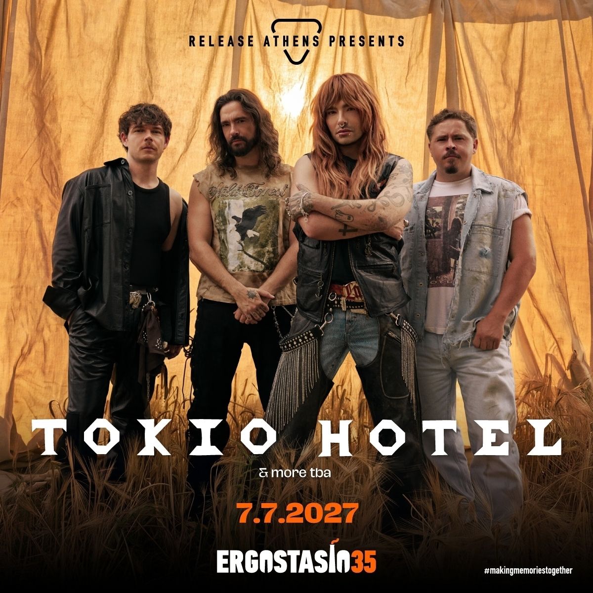 Tokio Hotel Αθήνα 2027